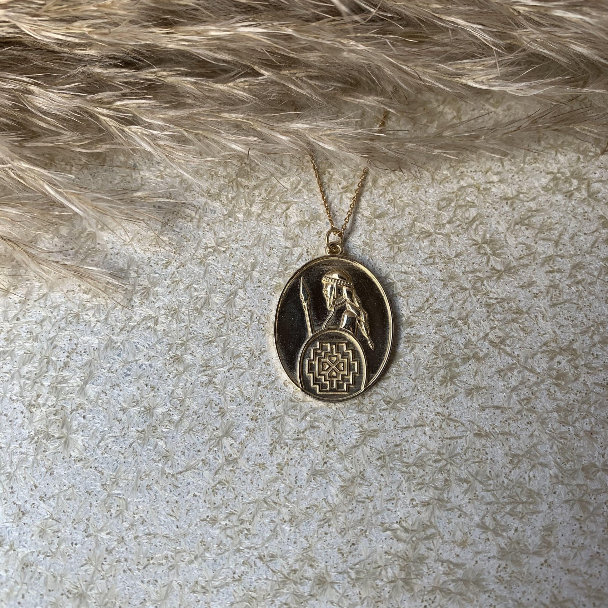 Nanè Armenian Goddess Medallion Necklace