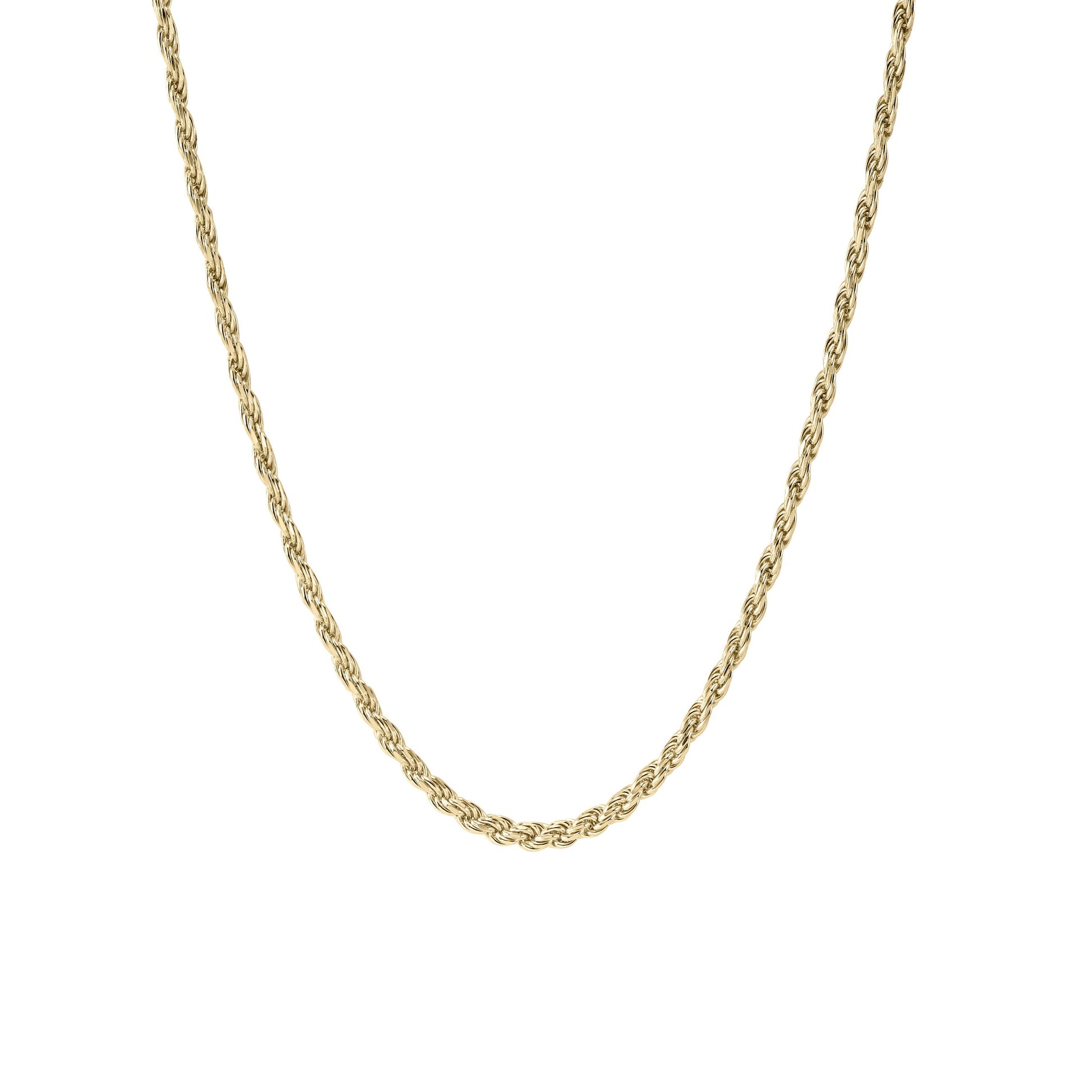 Rope Chain Gold Necklace