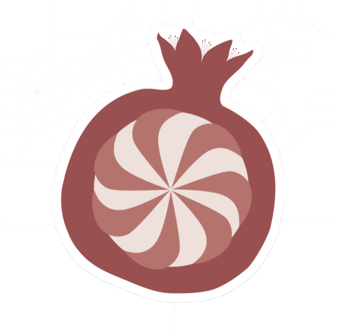 Eternal Pomegranate Sticker